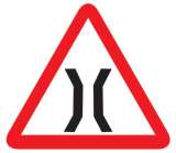 Narrow Bridgee Ahead