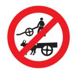 Bullock and hand cart prohibited